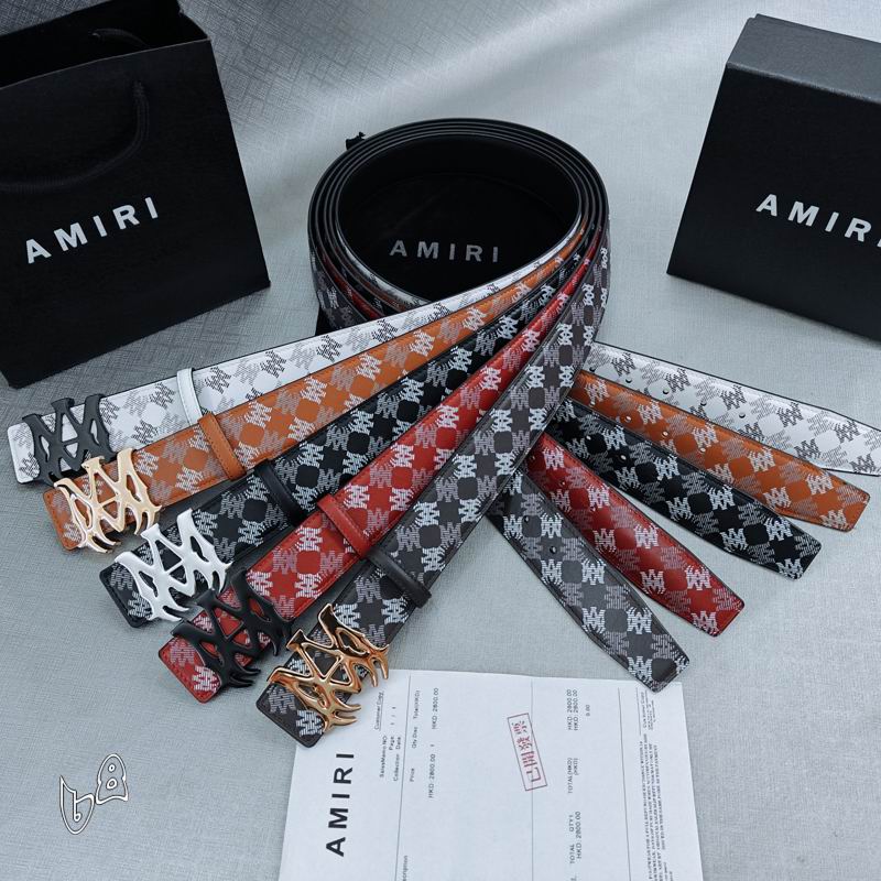 Amiri belt 38mmX90-125cm lb92